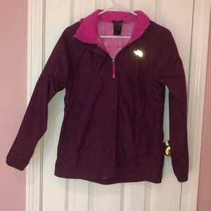 north face rain coat